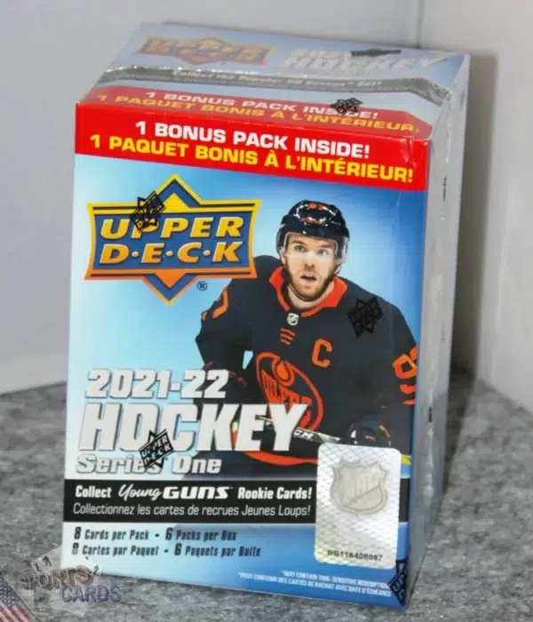 2021-22 Upper Deck Hockey Series 1 Blaster Box - Sealed