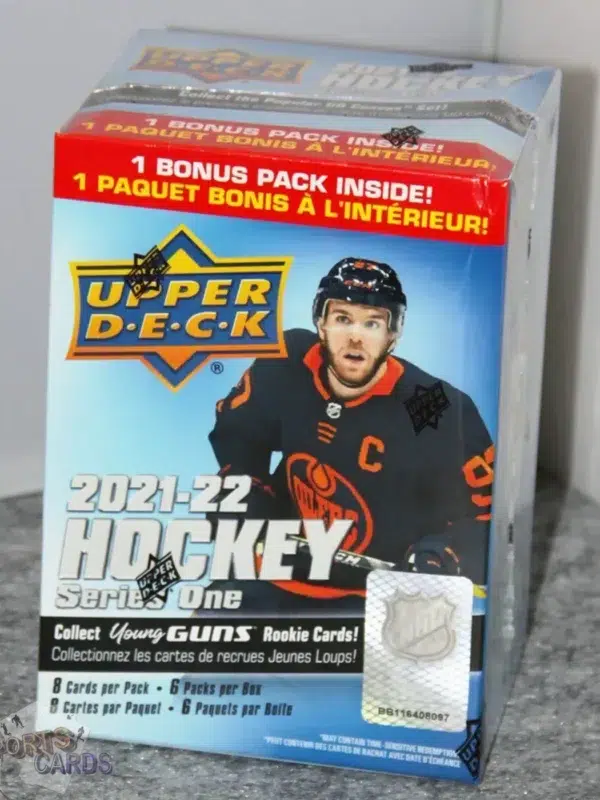 2021-22 Upper Deck Hockey Series 1 Blaster Box - Sealed-front