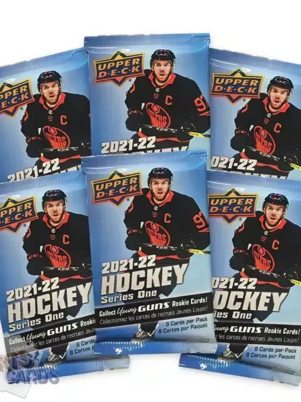 2021-22 Upper Deck Hockey Series 1 Blaster Box - Sealed-stand