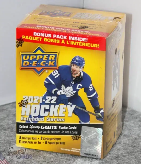 2021-22 Upper Deck Extended Series Hockey NHL Blaster Box - Sealed-front