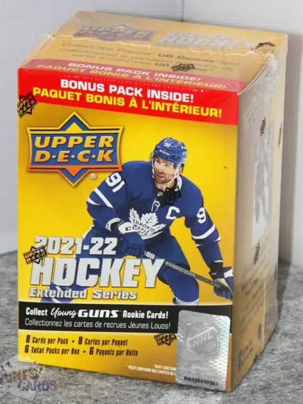 2021-22 Upper Deck Extended Series Hockey NHL Blaster Box - Sealed-front