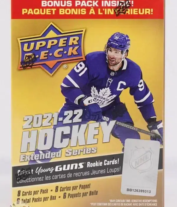 2021-22 Upper Deck Extended Series Hockey NHL Blaster Box - Sealed-back