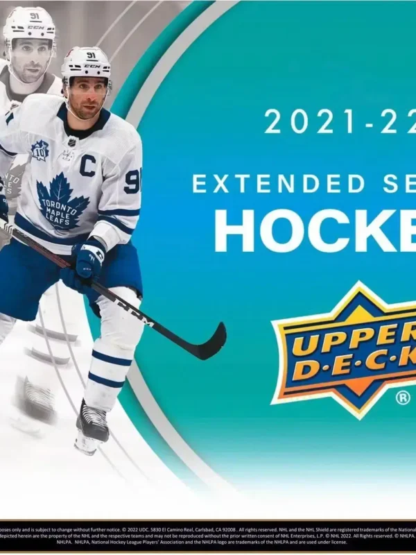 2021-22 Upper Deck Extended Series Hockey NHL Blaster Box - Sealed - Afbeelding 3