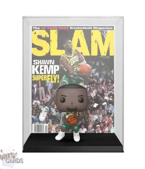 Funko POP! Shawn Kemp #07 Seattle Supersonics NBA Magazine Cover + Vinyl Figure-back