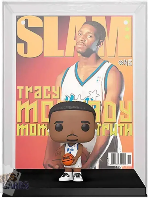 Funko POP! Tracy McGrady #08 Orlando Magic NBA Magazine Cover + Vinyl Figure-back