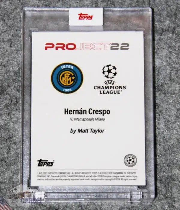 2023 Hernan Crespo by Matt Taylor #182 Topps Project 22-back