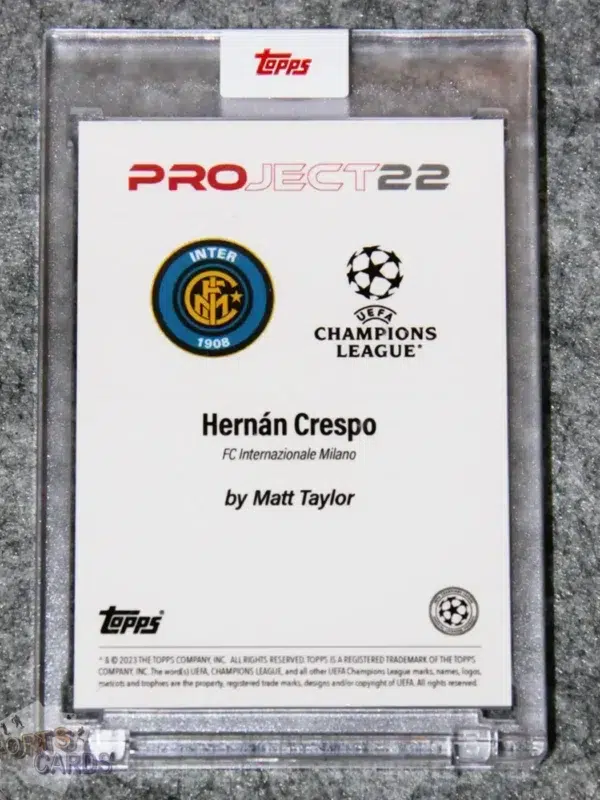 2023 Hernan Crespo by Matt Taylor #182 Topps Project 22-back