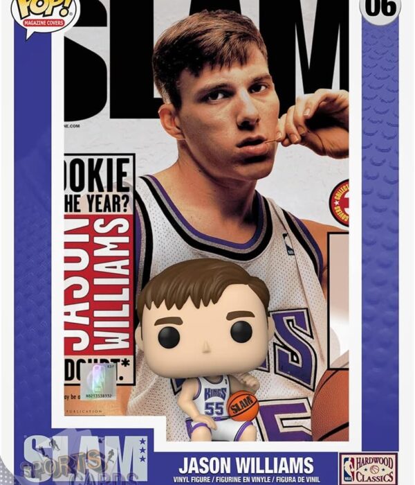 Funko POP! Jason Williams #06 Sacramento Kings NBA Panini Prizm Card + Vinyl Figure-stand