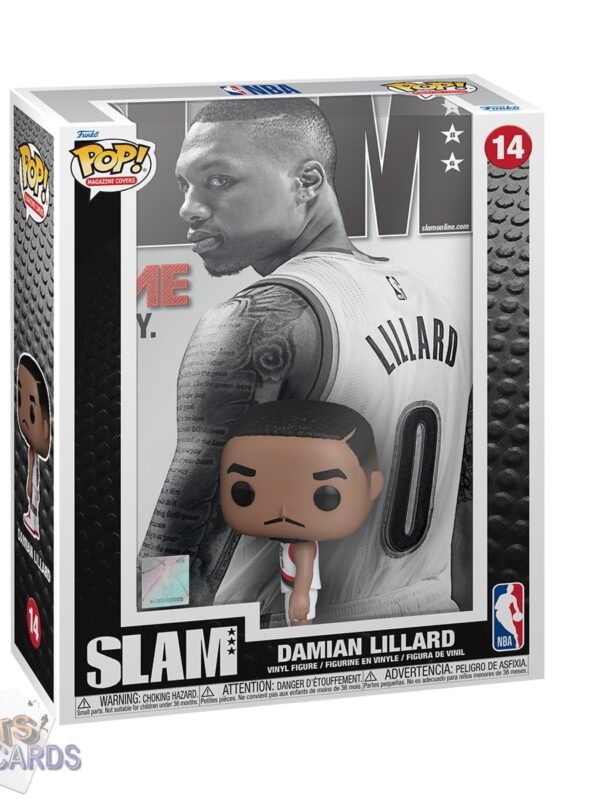 Funko POP! Damian Lillard #14 Portland Trail Blazers NBA Magazine Cover + Vinyl Figure-front