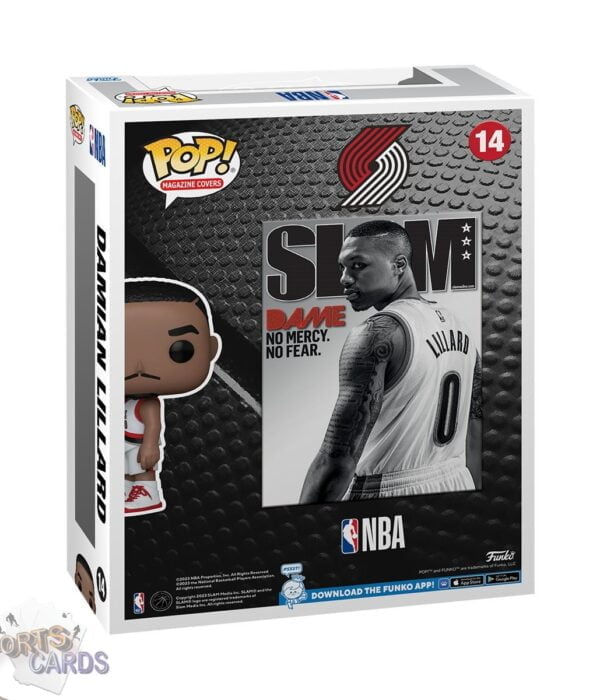 Funko POP! Damian Lillard #14 Portland Trail Blazers NBA Magazine Cover + Vinyl Figure-stand