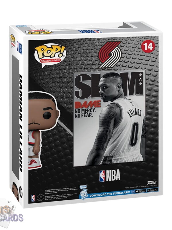 Funko POP! Damian Lillard #14 Portland Trail Blazers NBA Magazine Cover + Vinyl Figure-stand