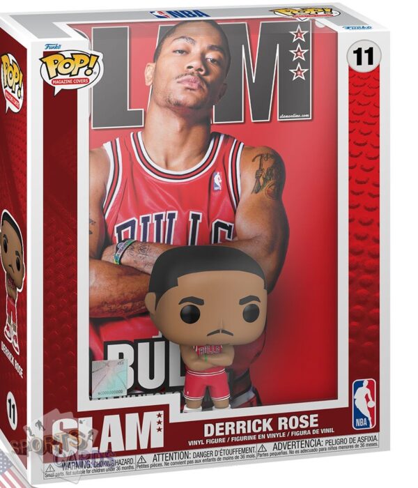 Funko POP! Derrick Rose #11 Chicago Bulls NBA Magazine Cover + Vinyl Figure-front