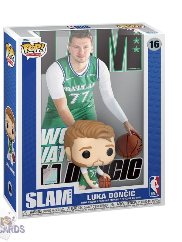 Funko POP! Luka Doncic #16 Dallas Mavericks NBA Magazine Cover + Vinyl Figure-front