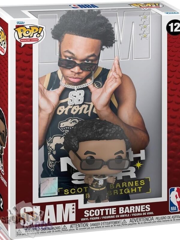 Funko POP! Scottie Barnes #12 Toronto Raptors NBA Magazine Cover + Vinyl Figure-front