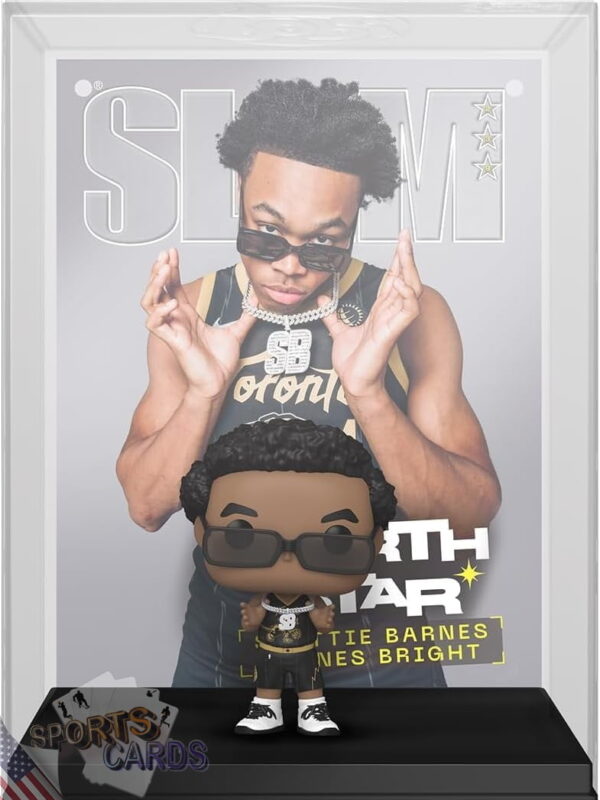 Funko POP! Scottie Barnes #12 Toronto Raptors NBA Magazine Cover + Vinyl Figure-back