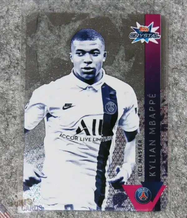 2019-20 Kylian Mbappe #116 Topps Crystal UCL Master-front