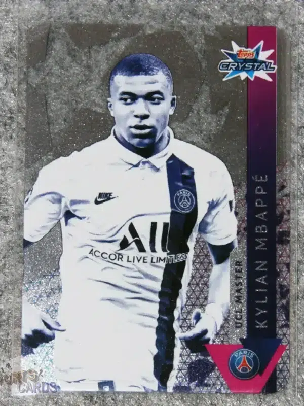 2019-20 Kylian Mbappe #116 Topps Crystal UCL Master-front