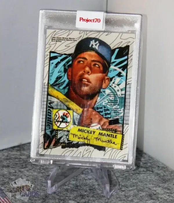 2021 Mickey Mantle by Tyson Beck #121 Topps Project 70-stand