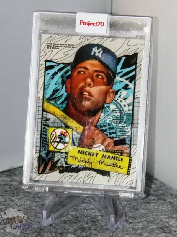 2021 Mickey Mantle by Tyson Beck #121 Topps Project 70-stand