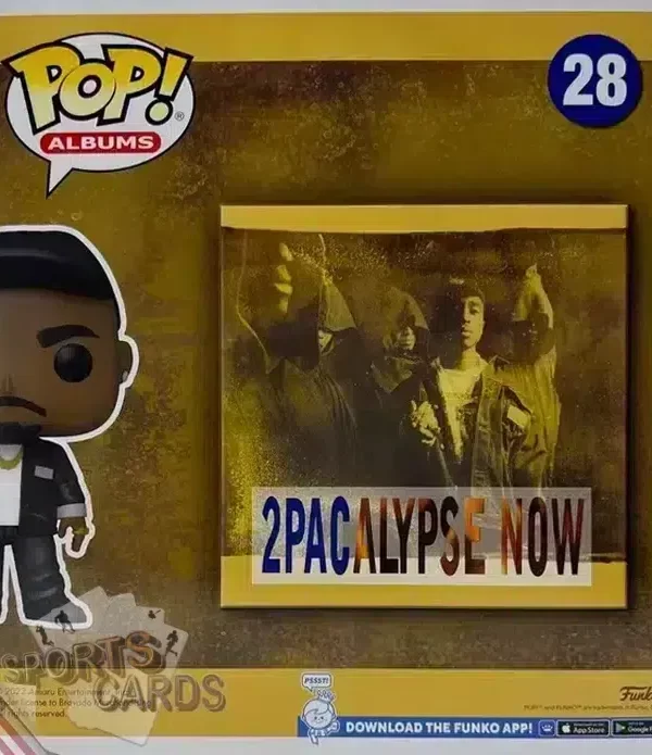 Funko POP! Albums Tupac Shakur #28 2Pacalypse Now + Vinyl Figure-stand