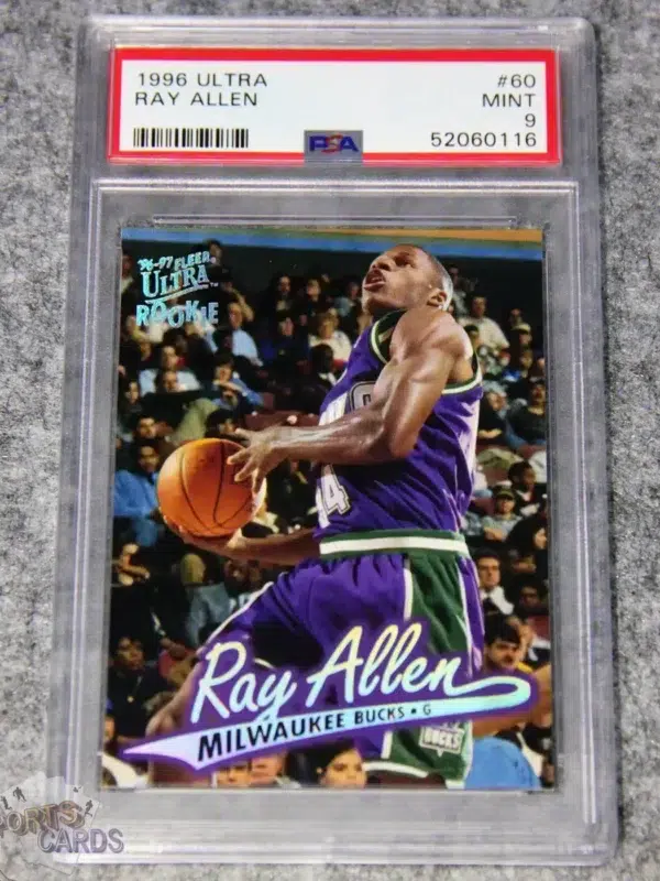 1996-97 Ray Allen #60 Fleer Utra RC PSA 9 MINT
