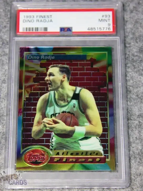 1993-94 Dino Radja #93 Topps Atlantic's Finest RC PSA 9 MINT POP 10
