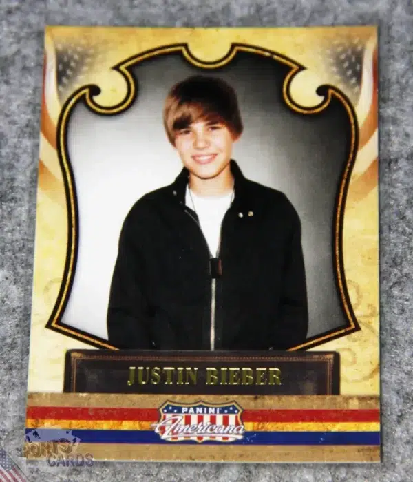 2011 Justin Bieber #5 Panini Americana