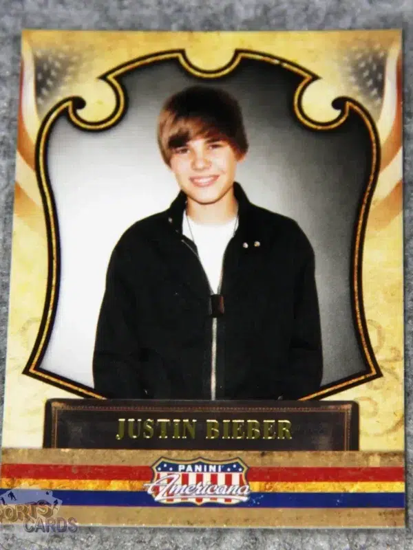 2011 Justin Bieber #5 Panini Americana-front