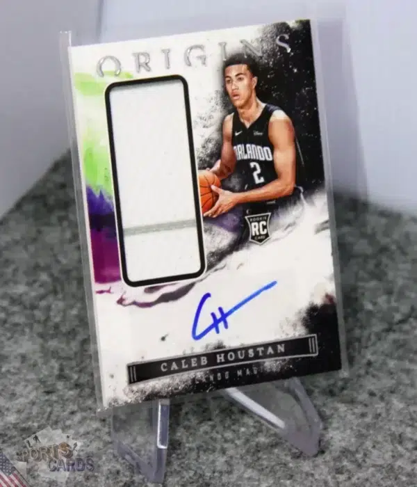 2022-23 Caleb Houstan #RJA-CHS Panini Origins RC Patch Autograph-stand