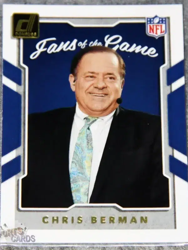 2017 Chris Berman #3 Panini Donruss NFL Football Fans of the Game-front