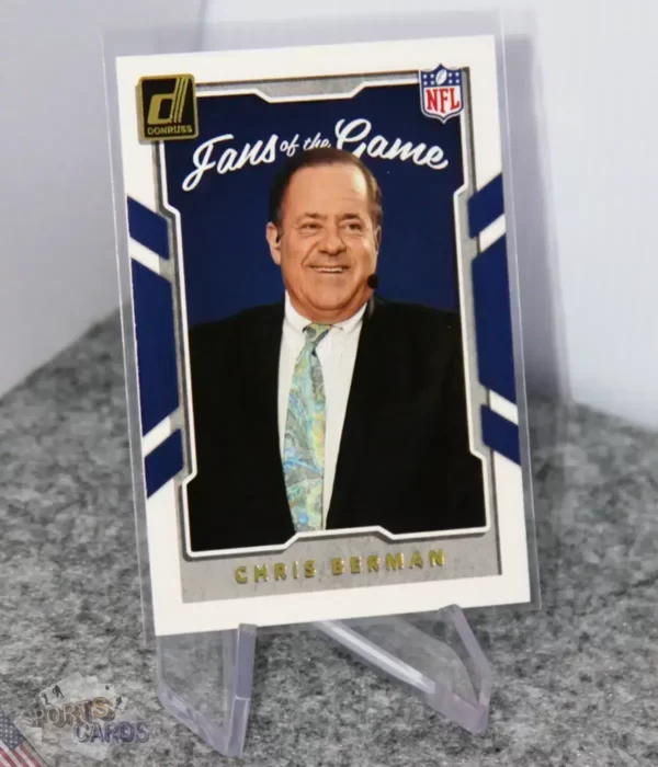 2017 Chris Berman #3 Panini Donruss NFL Football Fans of the Game-stand