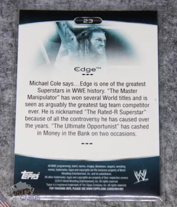 Alternative view of 2010 Edge #23 Topps Platinum