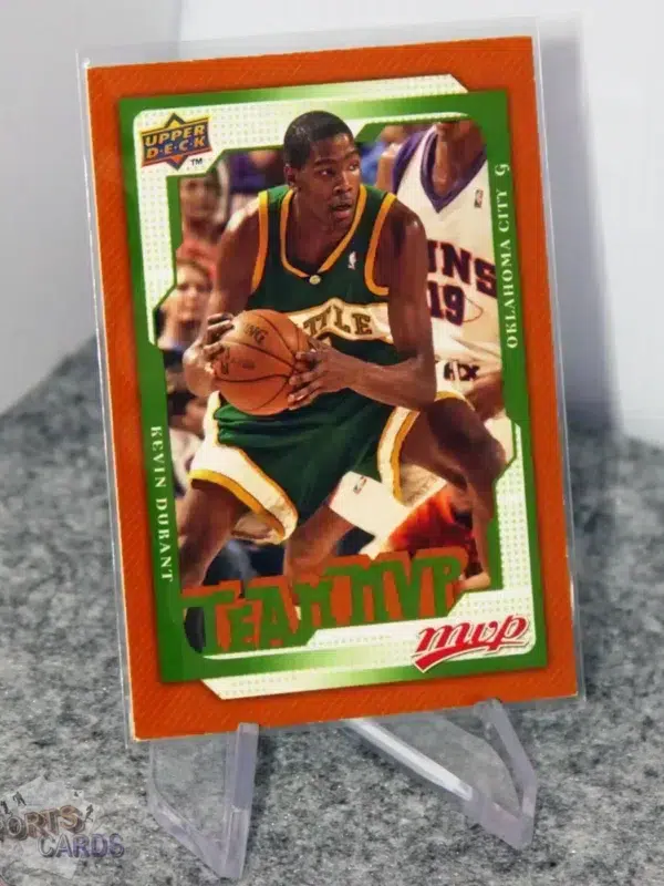 2008-09 Kevin Durant #197 Upper Deck Team MVP - Afbeelding 3