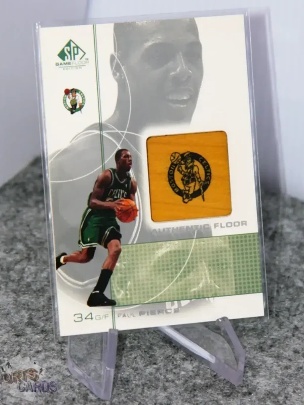2000-01 Paul Pierce #PP Upper Deck SP Authentic Game Floor Edition-stand