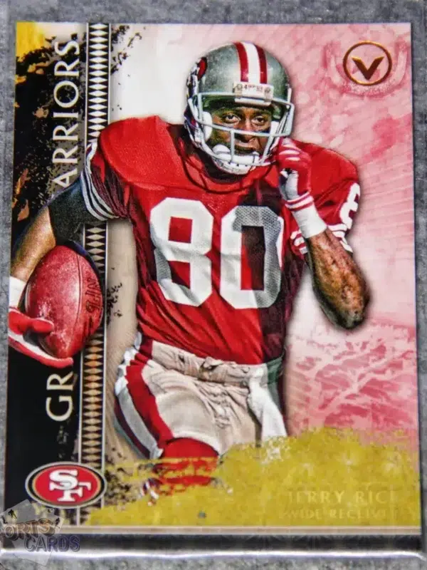2015 Jerry Rice #GW-JR Topps Valor Gridiron Warriors