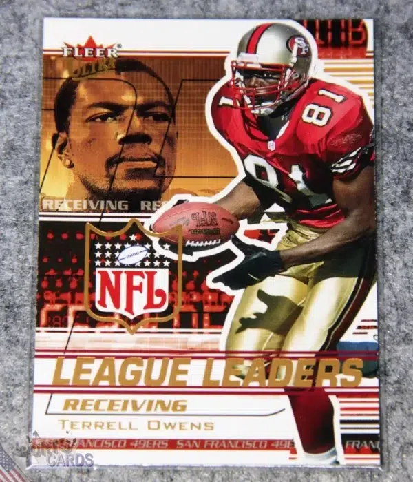 2002 Terrell Owens #7LL Fleer Ultra League Leaders-front