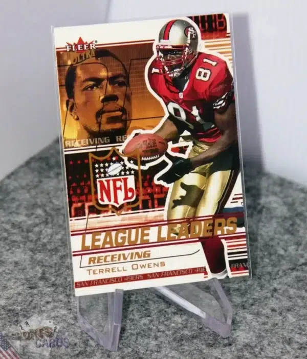 2002 Terrell Owens #7LL Fleer Ultra League Leaders-stand