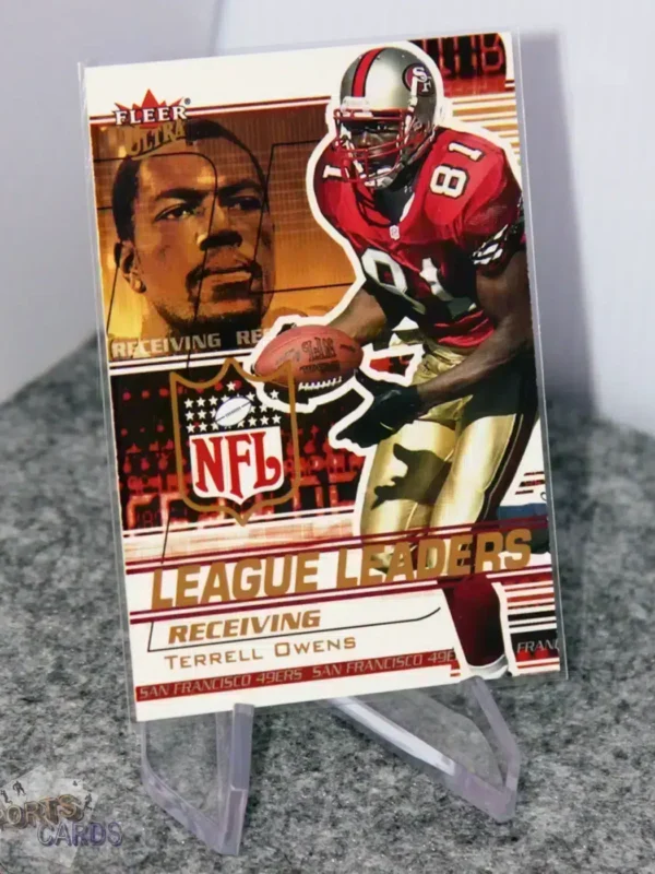 2002 Terrell Owens #7LL Fleer Ultra League Leaders-stand