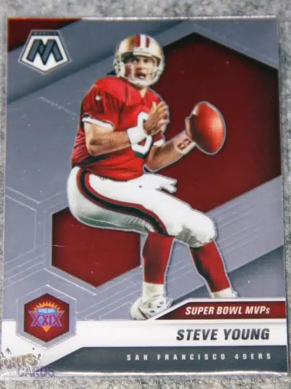 2021 Steve Young #299 Panini Mosaic Super Bowl MVP's