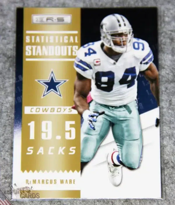 2012 DeMarcus Ware #14 Panini Rookies & Stars Statistical Standouts Gold /500