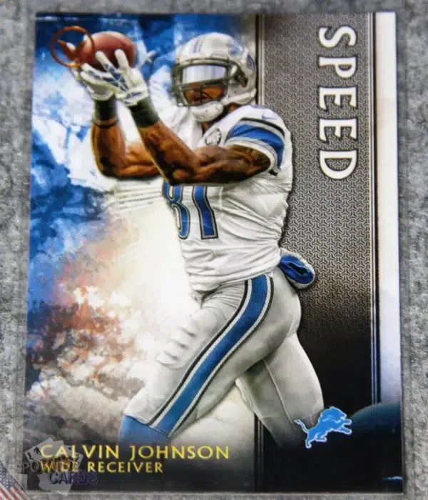 2015 Calvin Johnson #144 Topps Valor Speed-front