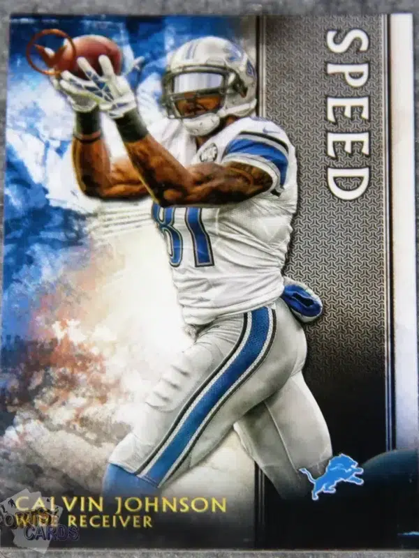 2015 Calvin Johnson #144 Topps Valor Speed-front