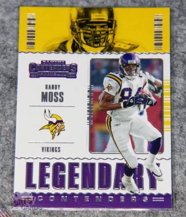 2020 Randy Moss #LC-RMO Panini Contenders Legendary Contenders