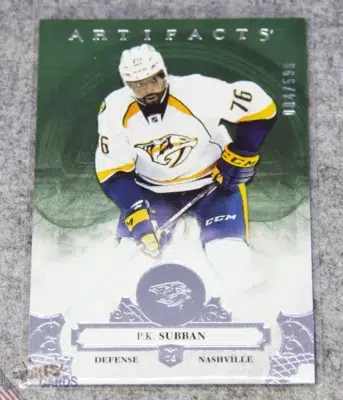 2017-18 P.K. Subban #101 Upper Deck Artifacts /599
