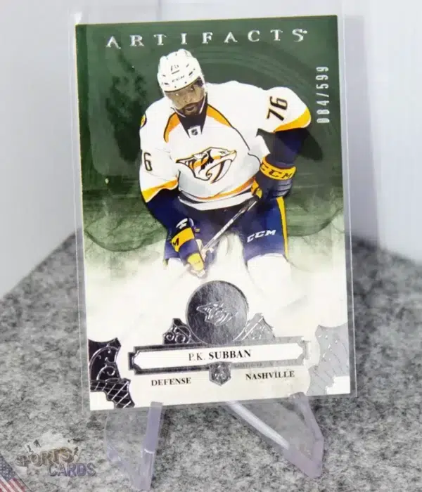 2017-18 P.K. Subban #101 Upper Deck Artifacts /599-stand