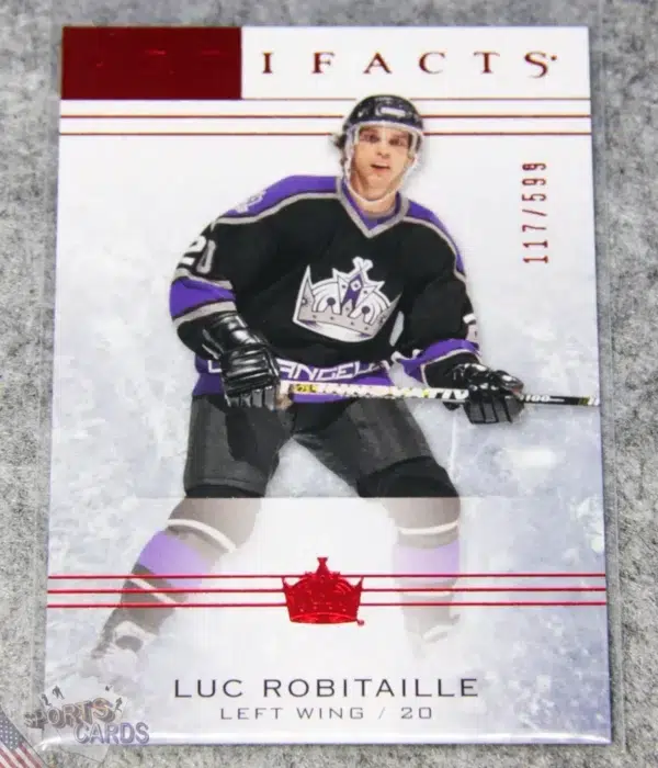 2014-15 Luc Robitaille #21 Upper Deck Artifacts Ruby /599-front