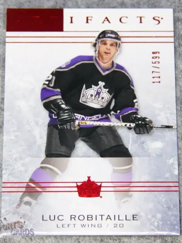 2014-15 Luc Robitaille #21 Upper Deck Artifacts Ruby /599