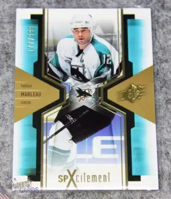 2006-07 Patrick Marleau #X84 Upper Deck SPx SPxcitement /999-front