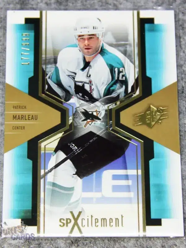 2006-07 Patrick Marleau #X84 Upper Deck SPx SPxcitement /999
