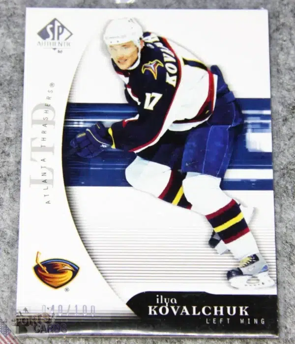 2005-06 Ilya Kovalchuk #5 Upper Deck SP Authentic LTD /100-front